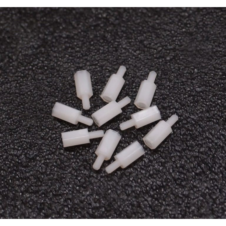 10Pcs m3x14+6 Male to Female Nylon Standoff