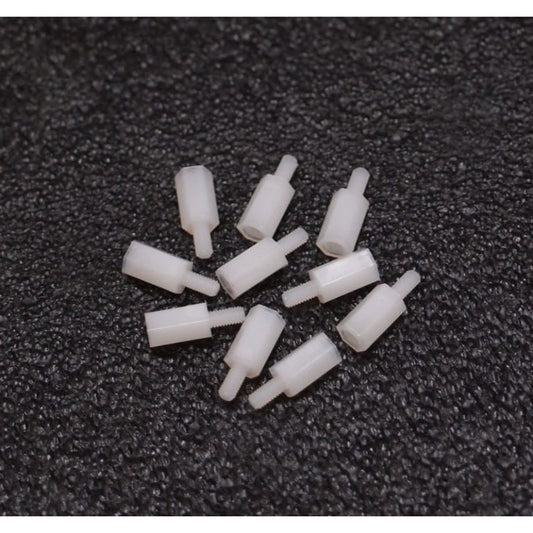 10Pcs m3x14+6 Male to Female Nylon Standoff