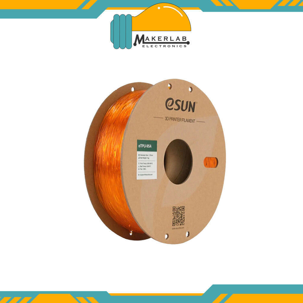eSUN TPU 95A Transparent / Translucent 3D Printer Filament 1.75mm 1KG