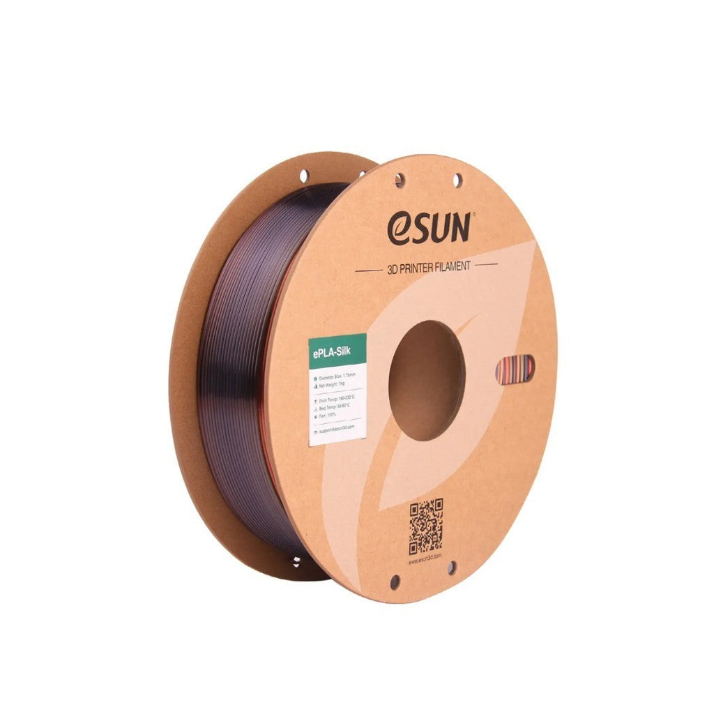 eSUN ePLA-Silk Rainbow 3D Printer Filament 1.75mm 1KG