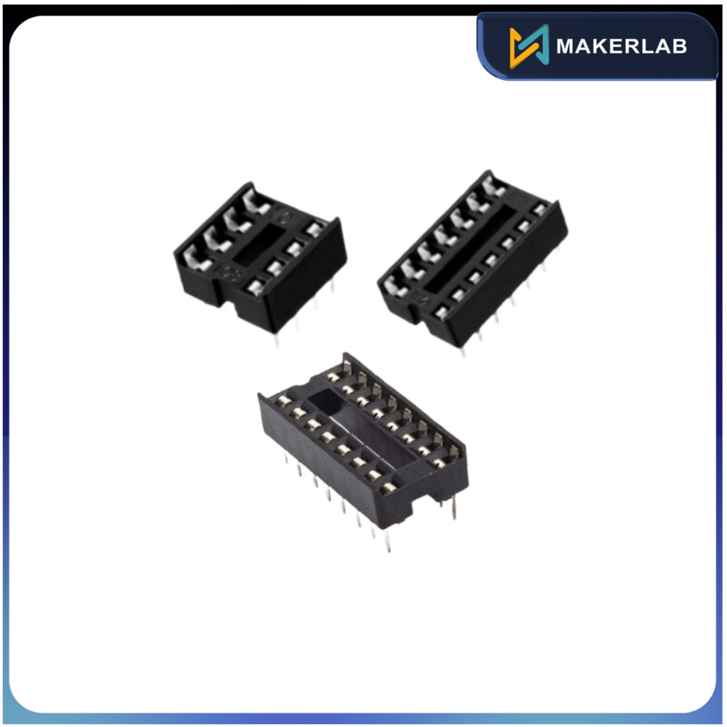 50Pcs 8-Pins DIP IC Socket