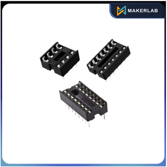50Pcs 8-Pins DIP IC Socket