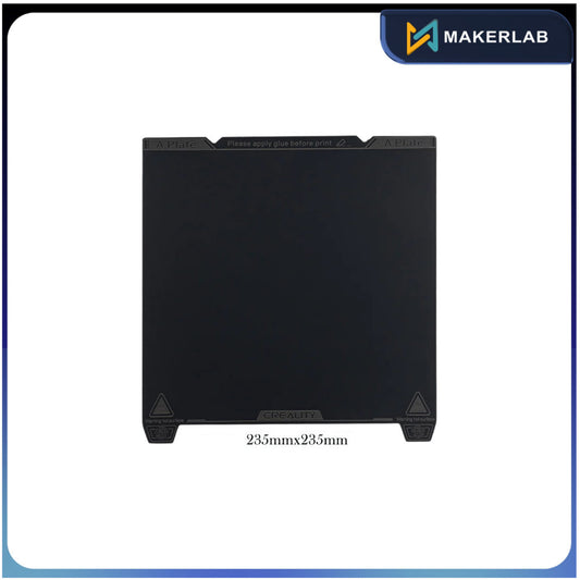 Creality Smooth | Textured Build Plate 235mmx235mm | Magnetic Bed Sticker 235mmx235mm for 3D Printer