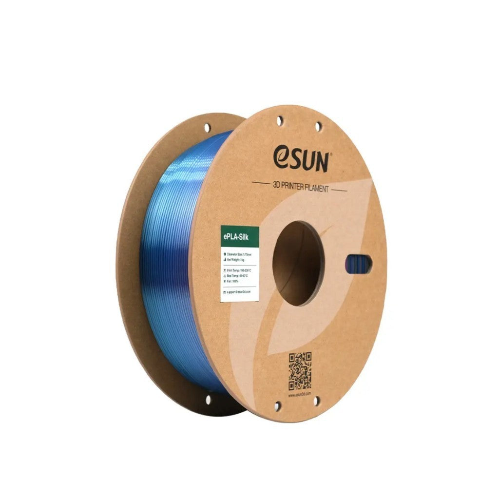 eSUN ePLA-Silk Rainbow 3D Printer Filament 1.75mm 1KG
