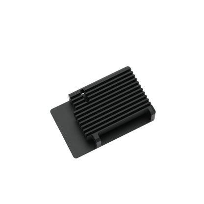 Black Metal Aluminum Case with Four-line Double Fans for Raspberry Pi 5