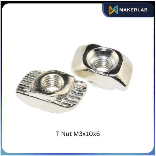 10Pcs T Nut M3x10x6