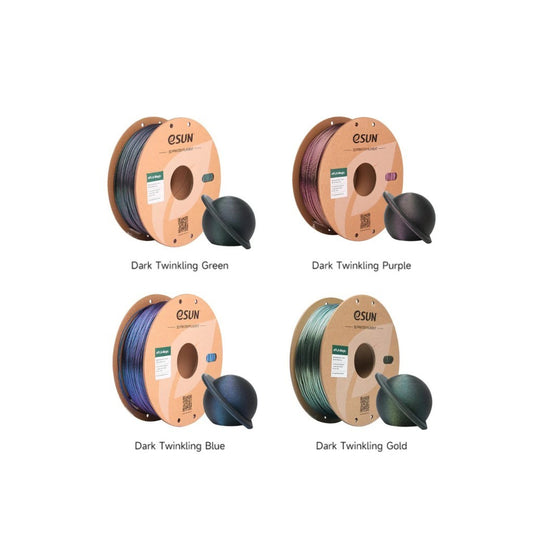 eSUN ePLA-Magic Dark Twinkling 3D Printer Filament 1.75mm 1KG