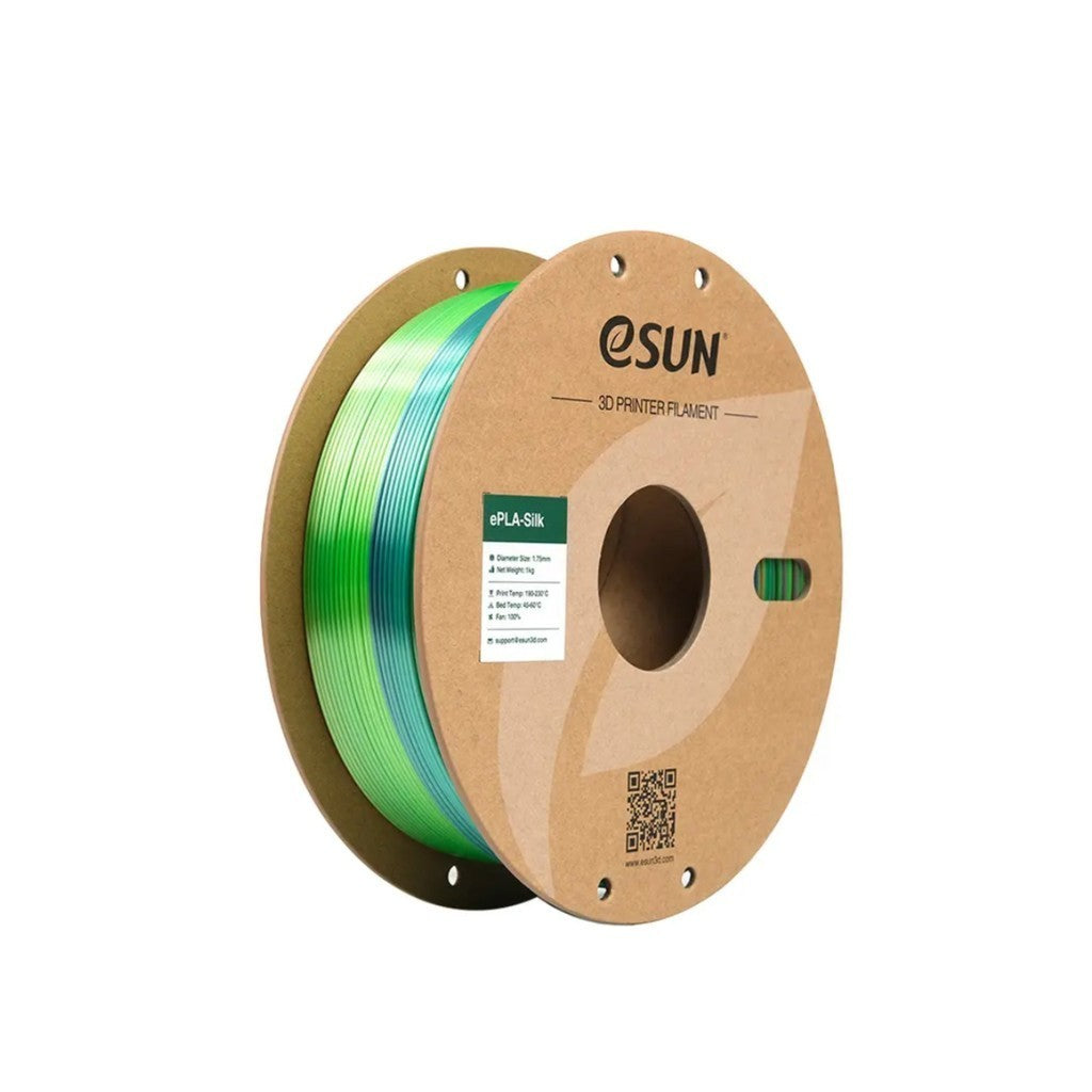 eSUN ePLA-Silk Rainbow 3D Printer Filament 1.75mm 1KG