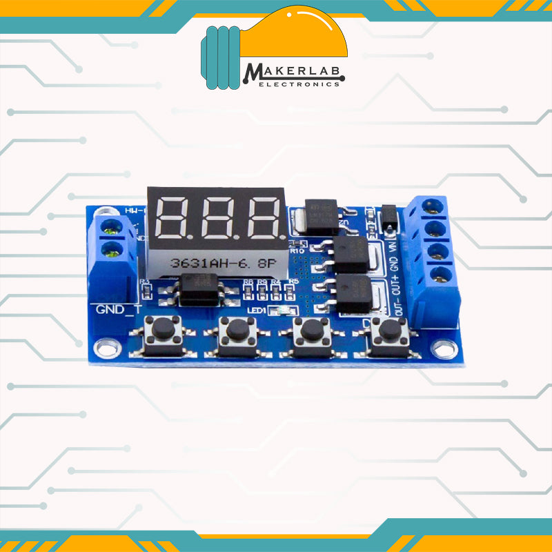 Timing Delay Switch Circuit Double MOSFET Control Board