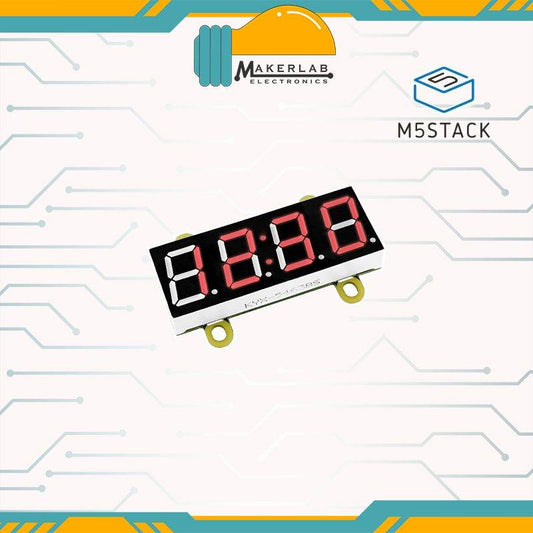 M5Stack Red 7- Segment Digit Clock Unit