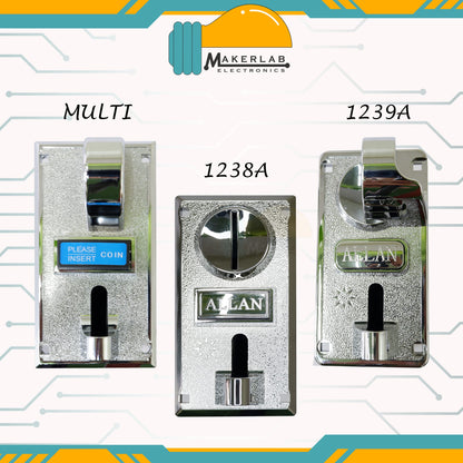 ALLAN Universal Coin Slot Coinslot Selector with Anti Hooking 1238A 1239A Piso WiFi Vendo Machine 1