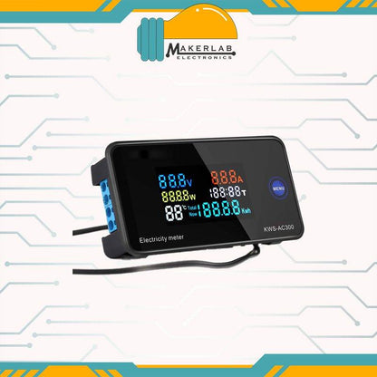 Keweisi KWS AC300 100A Digital Fuel Gauge 6-in-1 Digital Power Meter