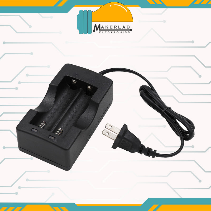 18650 Lithium Ion Li-Ion Charger Single Dual US Plug
