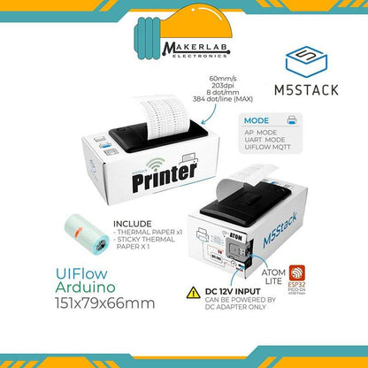 M5Stack Atom Thermal Printer Kit