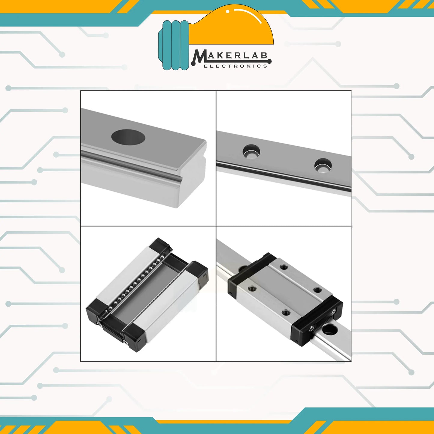 MGN12C Miniature Linear Rail Guide | Linear Bearing Block