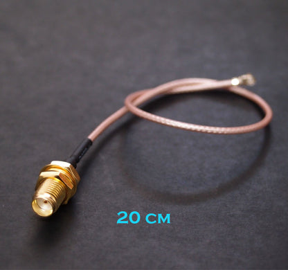 SMA Female to uFL/u.FL/IPX/IPEX RF Adapter Cable