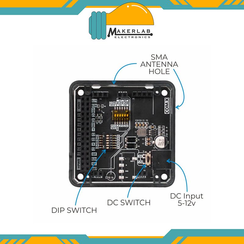 M5Stack COM.LoRaWAN Module 915MHz (ASR6501) with antenna