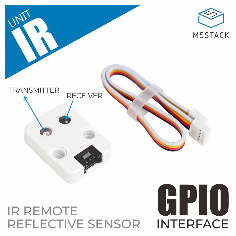 M5Stack Mini Infrared Emitter & Receiver Unit – Makerlab Electronics