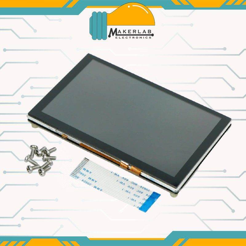 DFRobot 5" inch 800x480 TFT Raspberry Pi DSI Touchscreen (Compatible with Raspberry Pi 3B/3B+/4B)