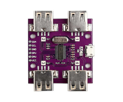 4 Port USB 2.0 HUB High Speed Controller Module for Arduino Micro USB Type