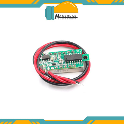 0.28in 0.56inch 0-30V | 3.5-30V | 0-100V Red Blue Green 2 / 3 Wire LED Display Digital DC Voltmeter