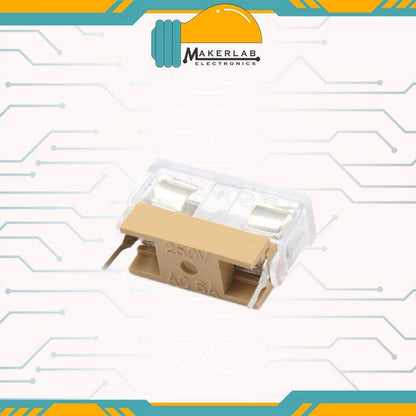 Fuse Holder 5x20 PCB Mounted with Cover