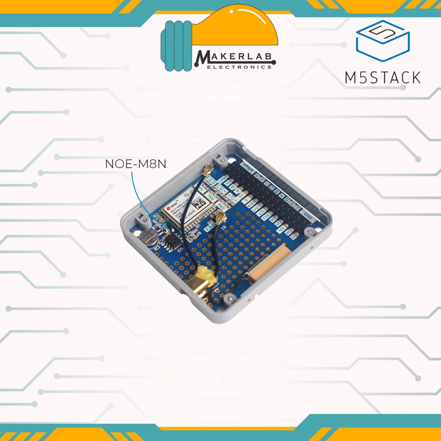 GPS Module with Internal &amp; External Antenna (u-blox NEO-M8N)