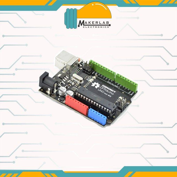 DFRobot DFRduino UNO V3.0 ATMEGA328P – Makerlab Electronics