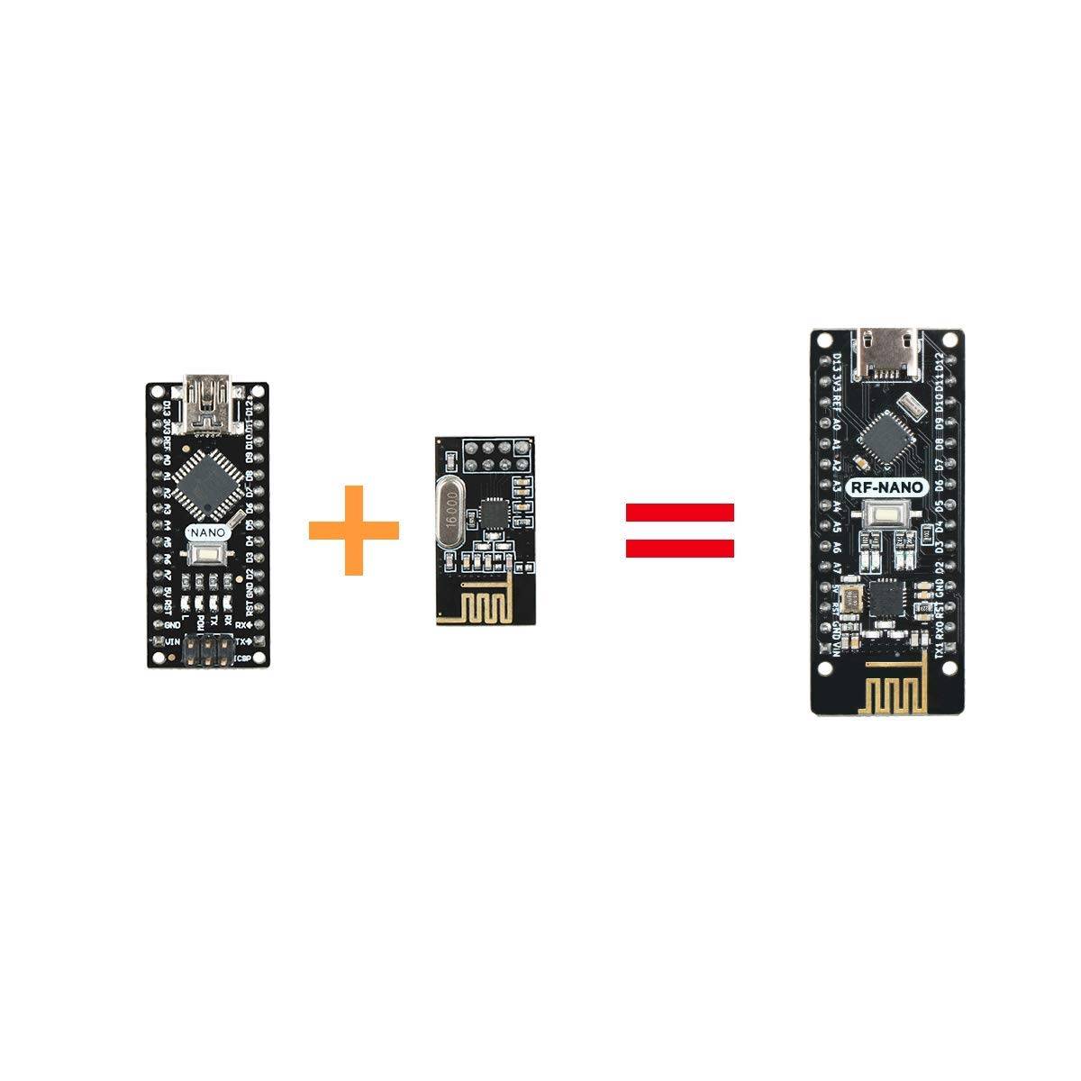 RF Nano Integrated NRF24L01 Wireless Module with Soldering