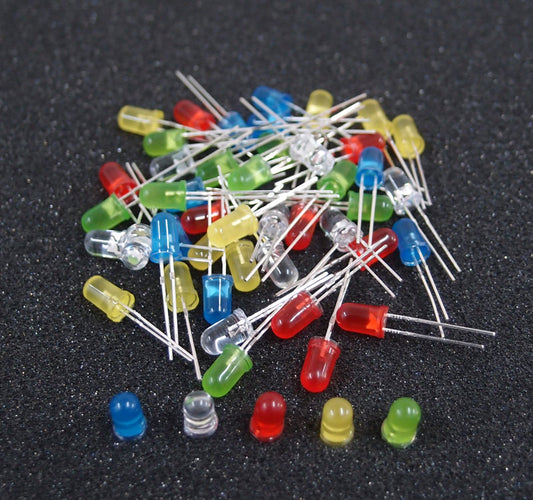 5mm LED Assorted Colors – 50 pieces