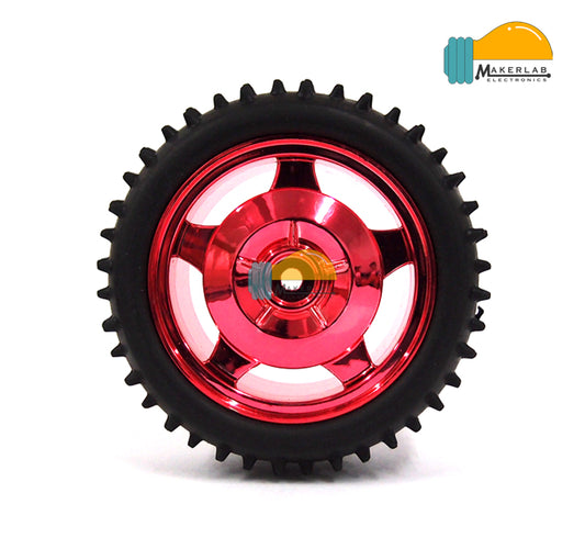 85mm Rubber Wheel Red