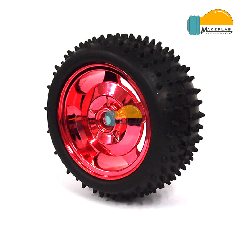 85mm Rubber Wheel Red