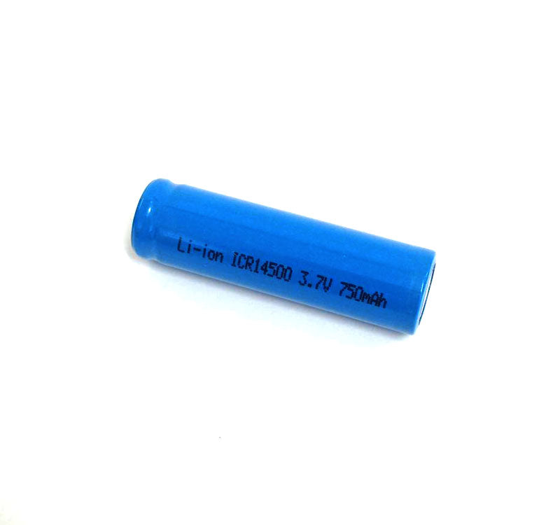 14500 Li-Ion 3.7V 750mAh Rechargeable Battery