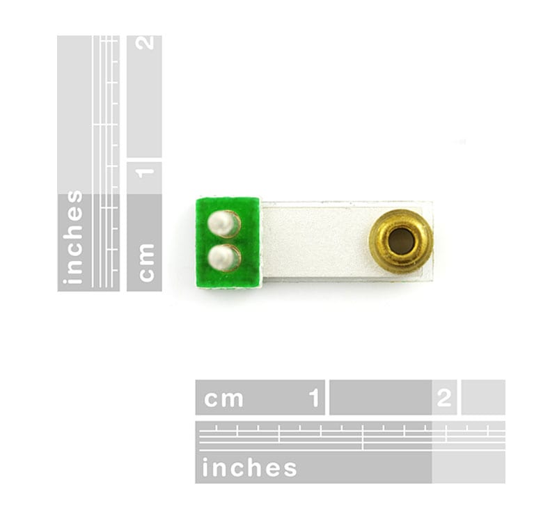 MiniSense 100 Piezo Vibration Sensor - Small Horizontal