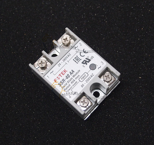 Solid State Relay SSR-40AA (80-250V AC Input)- Original
