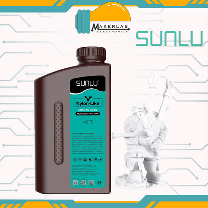 SUNLU Strong Durable PA Like/Nylon Like 395-405nm UV Light Curing Printing Liquid Photopolymer Resin