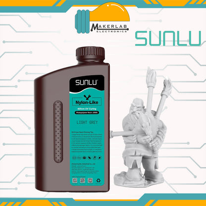SUNLU Strong Durable PA Like/Nylon Like 395-405nm UV Light Curing Printing Liquid Photopolymer Resin