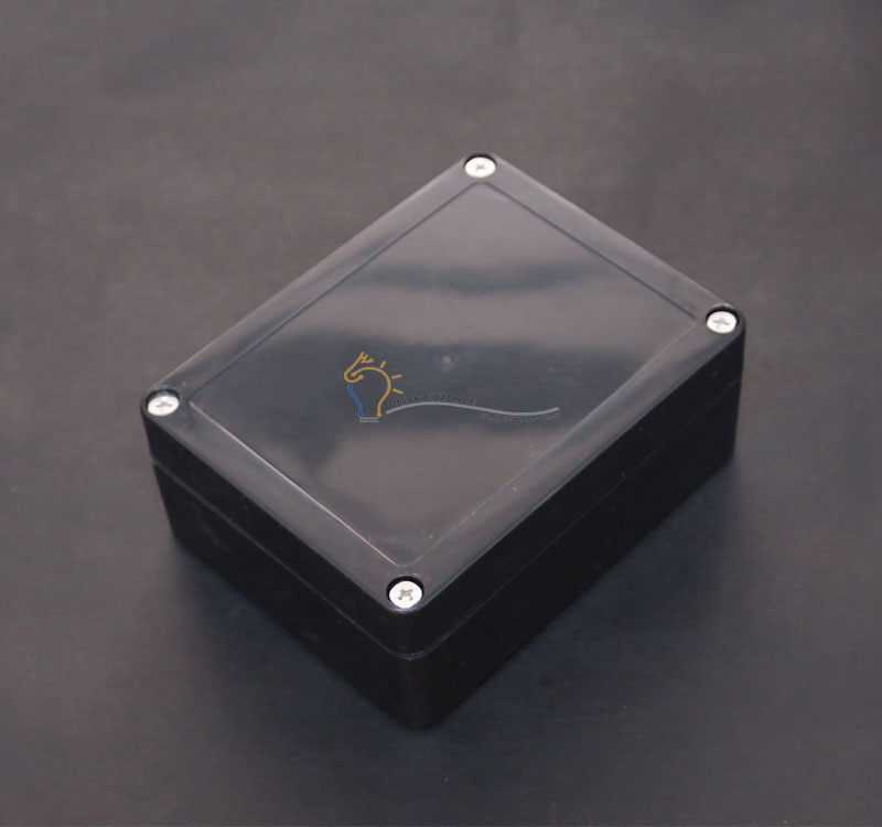 Weatherproof Enclosure 115x88x47mm IP65 NEMA 4 ABS BLACK