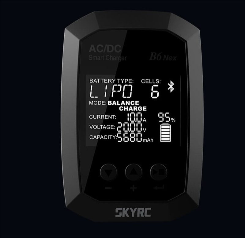SkyRC B6 Nex AC / DC Charger LiPo LiFe LiIon LiHV NiMH NiCd 10A 200W