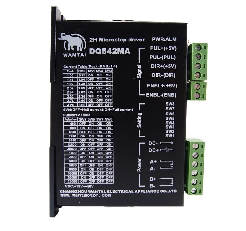 Stepper motor driver dq542ma 4A