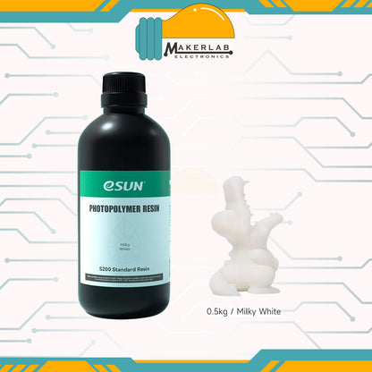 eSUN S200 Standard Resin UV 405nm LCD Photopolymer Resin for Photon UV Curing Liquid 3D Resin 0.5KG