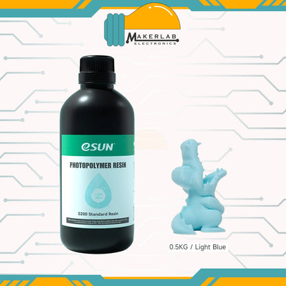 eSUN S200 Standard Resin UV 405nm LCD Photopolymer Resin for Photon UV Curing Liquid 3D Resin 0.5KG