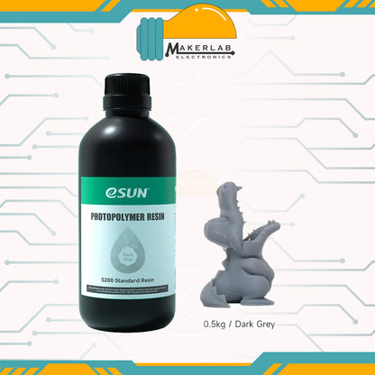 eSUN S200 Standard Resin UV 405nm LCD Photopolymer Resin for Photon UV Curing Liquid 3D Resin 0.5KG