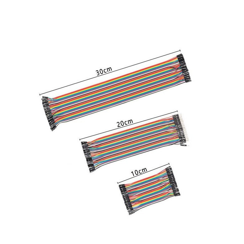 MikroElektronika MIKROE-513 Jumper-Kabel Raspberry Pi, Banana Pi, Arduino  [10x Drahtbrücken-Stecker - 10x Drahtbrücken-Stecker]