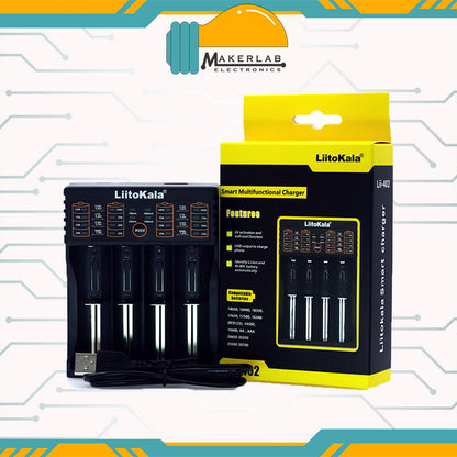 LiitoKala Lii-202/Lii-402 Battery Charger 26650 21700 18650 18350 14500 AA AAA