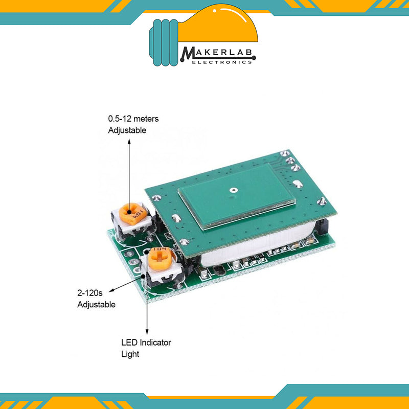 DFRobot Digital Microwave Motion Sensor / HFS-DC06 5.8GHz Microwave Radar Sensor Module