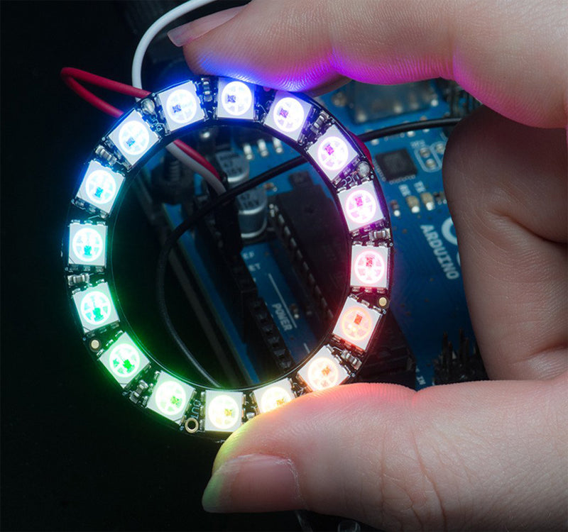 NeoPixel Ring 16 x 5050 RGB LED with Integrated Drivers