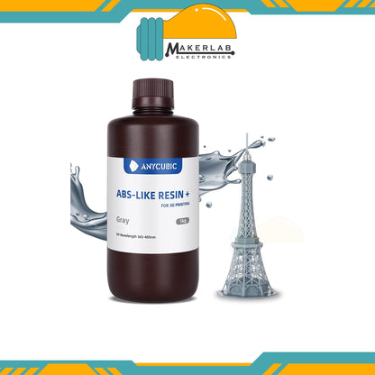 Anycubic ABS-Like+ Resin Rapid UV Curing 405nm Standard Photopolymer Resin ABS for 3D Printer