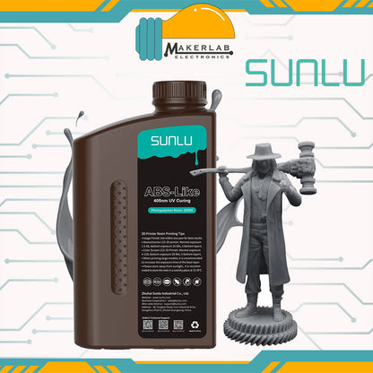 SUNLU 1KG ABS-Like Fast Curing 3D Printer Resin 395-405nm UV Light Curing Photopolymer Resin