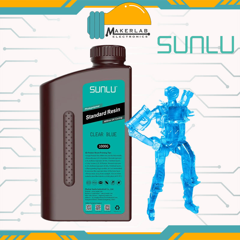SUNLU Standard 1KG Photopolymer Resin 405nm UV Curing SLA 3D Printer
